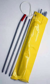 10 Plain Bright Aluminum in Bag, 22-1/2 ft.